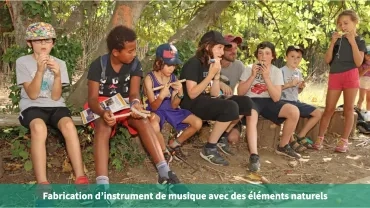 Fabrication d'instrument de musique avec des éléments naturels