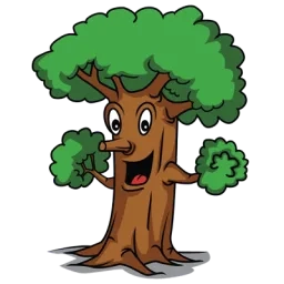 Illustration d'un arbre personnifié